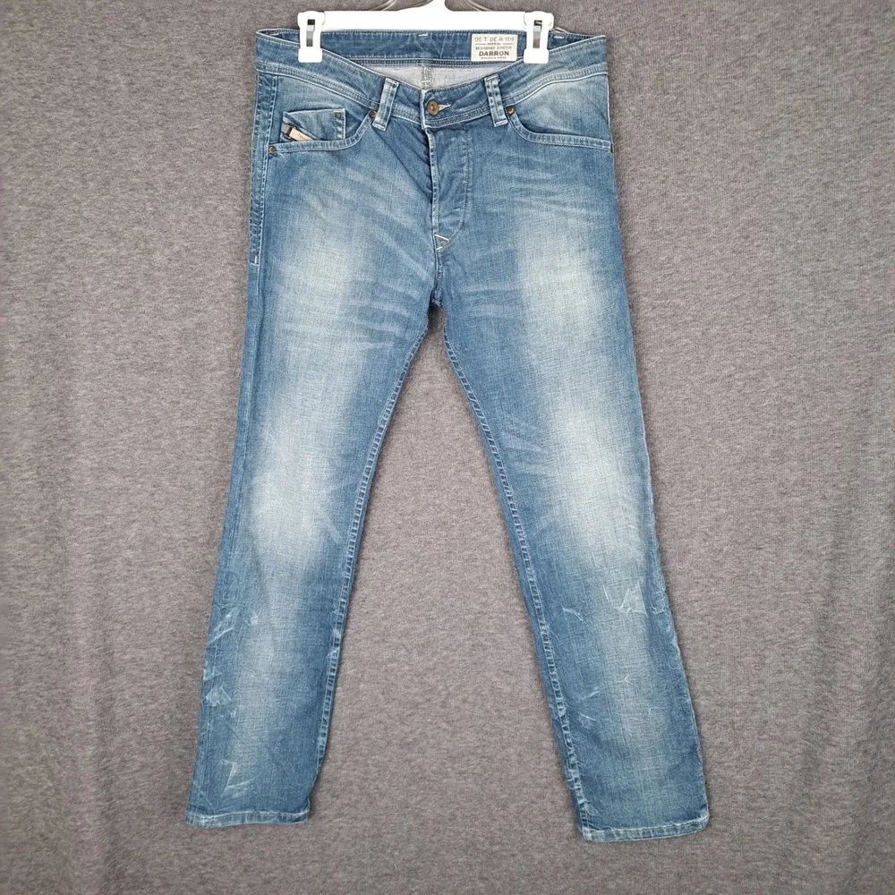 Diesel Darron Men's 32x30* Wash 0888D_Stretch Regular Slim Tapered STONE Wash